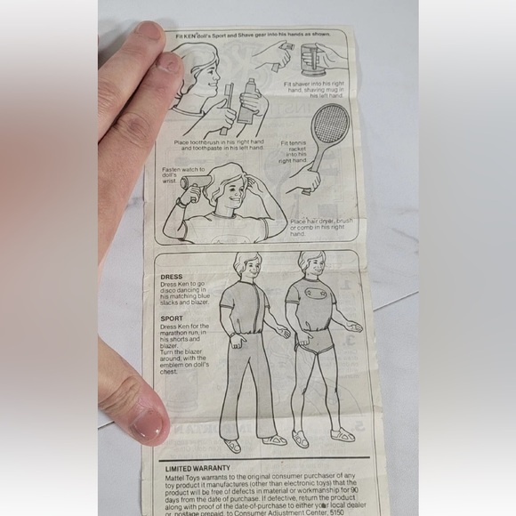 Barbie Vintage 1979 Sport and Shave Ken #1294 - Picture 17 of 17